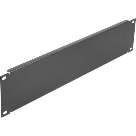Delock Panel 19 ciego 2U en negro
