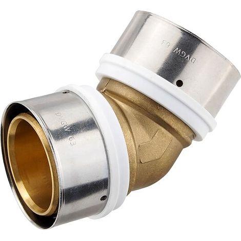 Pressfitting-Winkel 45° - 63 x 4,5 mm für MV-Rohr