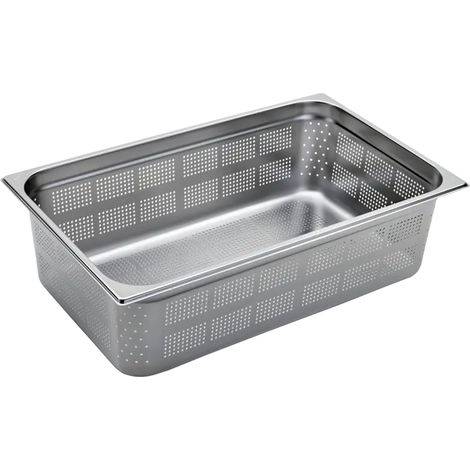 Bac gastronorme perforé GN 1/1 - 150 en inox REDFOX - GND 1/1-150 - REDFOX