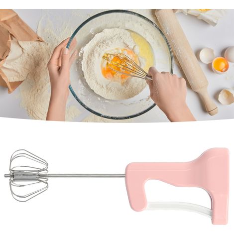 Batteur à œufs semi-automatique à pression, mélangeur à farine et à beurre, mini batteur à œufs portatif, outil de cuisine pour la pâtisserie (1/5)