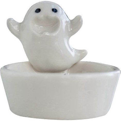 Bougeoir, veilleuse fantôme à flamme vacillante de feu de camp pour Halloween, décorations d'intérieur pour Halloween (1/5)