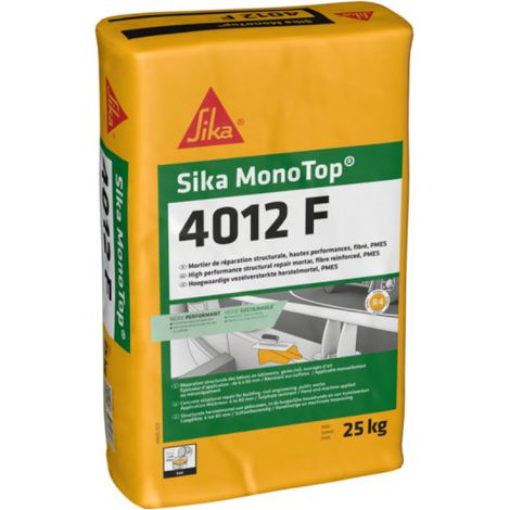 Sika – Mortier de réparation structurale R4 pour béton armé – Application manuelle et par projection – Sac de 25 kg