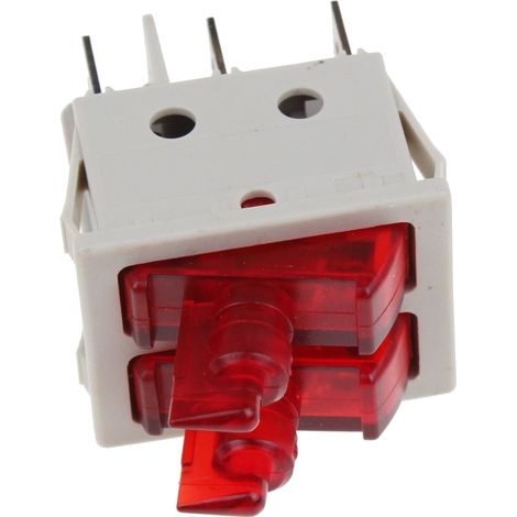 Delonghi - interruttore doppio per stufa - 5185001200 - 5401101556567