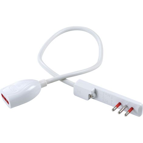 Prolunga Elettrica Rosi 92045 - 3 m Spina 16A Presa Polivalente Schuko/Bipasso