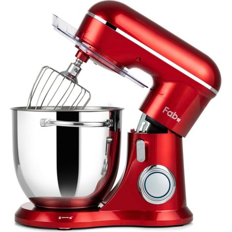 Kitchen in the box 6L Kitchen Mixer 1300W with Whisk, Beater and Kneader Hook, Speeds (1/5)