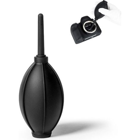 Air Blower for Cleaning Camera, Lenses, Sensors and Ink Art Alcohol - Soft Rubber Air Blower with Long Nozzle (1/5)