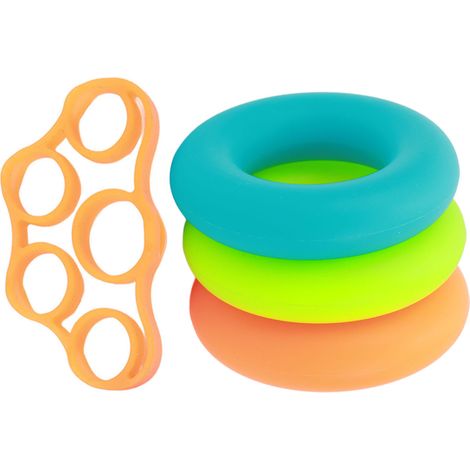 Renforceur de préhension en silicone, couleurs assorties, lavable, portable, extenseur de doigts, petit modèle (1/5)
