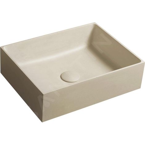 Sapho Formigo - Vasque, 475x365 mm, sans trop-plein, beige FG122 (1/5)