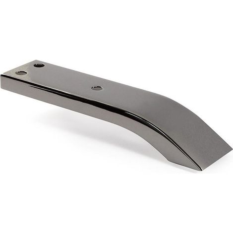 Q&ampQ pata metal trampolin h45 l250 niquel osc , La pata metálica Trampolín tiene un acabado en níquel oscuro, una altura de 45 mm y un largo de 250 mm.