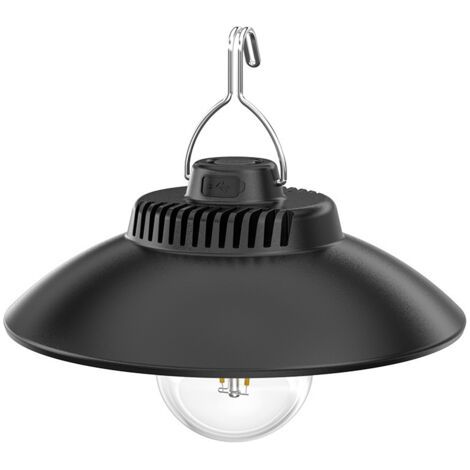 Lampe Camping Rechargeable, Rétro Lanterne Camping, Lumières de Tente avec 2 Modes d'éclairage IPX4 Résistant à l'eau Lampe de Tente pour le Camping, Randonnée, Pêche, Urgence, Panne (2600 mAh)