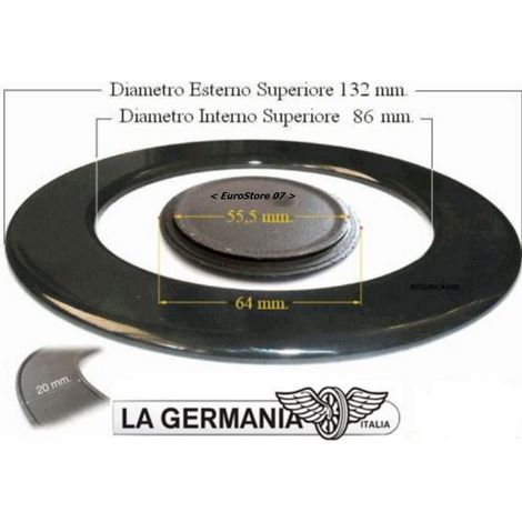 LA GERMANIA PIATTELLO SPARTIFIAMMA TRIPLA CORONA ULTRARAPIDO CUCINA S 3219 (1/2)