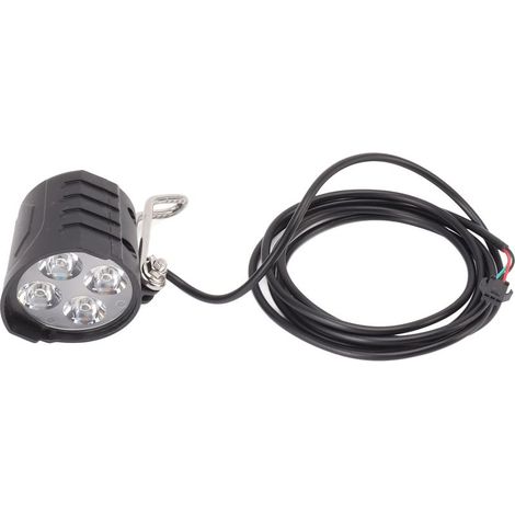 Phare avant vélo électrique 12W LED haute luminosité avec klaxon pour 36V 48V 52V 60V (1/5)