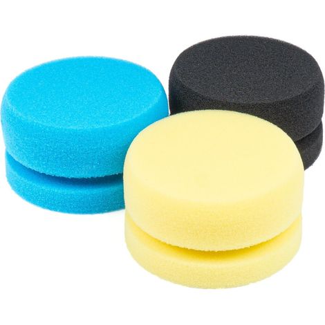 Juego de esponjas para encerar y pulir, 3 unidades, 110 mm/60 mm, amio-03712 (1/2)