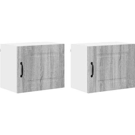 Meuble mural de cuisine,Armoire de cuisine 2 pcs Gris Sonoma 50 x 31 x 40 cm CFW91496 (1/5)