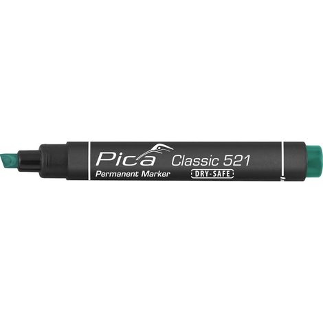 Pica Permanent Marker 2-6mm mit Keilspitze Grün