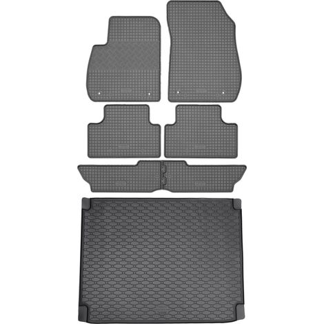 Opel Zafira C VAN de 01.2012 a 07.2019 SET - Alfombrillas de goma para coche + alfombrilla para maletero