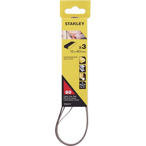 NASTRO ABRASIVO PER LIME ELETTRICHE mm 13 - gr. 60 - STA33311-XJ  - STANLEY