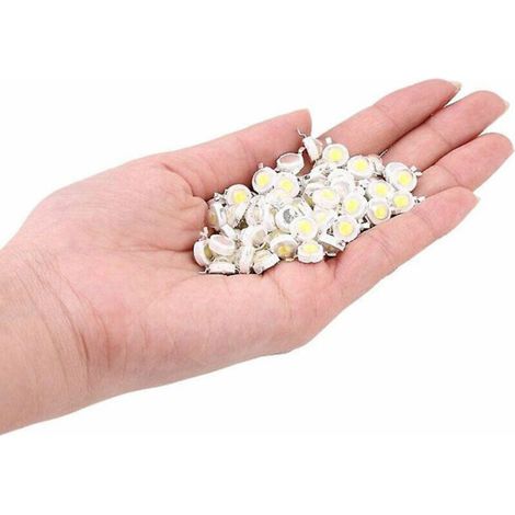 Lampe de culture LED à spectre complet, diode LED 1W (blanc pur 6000K) (1/5)