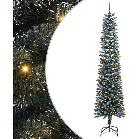 Sapin de Noël  Arbre de Noël artificiel Vert 240 cm PVC, plastique et acier (1/5)