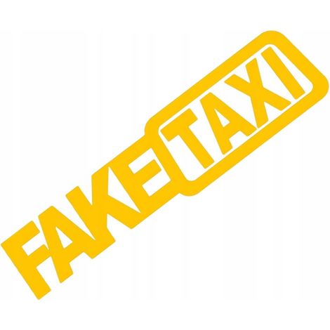 Adesivo FALSO TAXI per auto, auto, moto, 20CM (1/5)