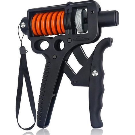 Handgriff für Unterarmtraining – Gripster – Verstellbarer Widerstand – Schwarz – Unisex – Stahl und Kunststoff