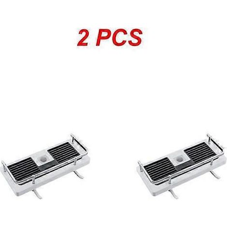 Support de douche sans perçage avec barre de levage, étagères et rangement pour poteau de douche, accessoire de salle de bain, plateau à shampoing et accessoires de salle de bain (1/5)
