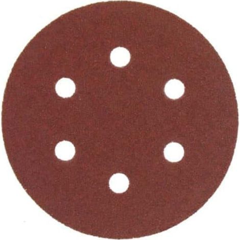 AEG – Disques abrasifs auto-agrippants 150mm grain 40 – Lot de 5 pour bois et métal – 4932430454
