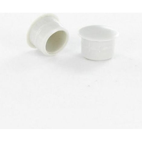 Bouchon Diamètre du corps 12 Diamètre de tête: 15 Longueur sous tête 8.4 Polyéthylène RAL9010 blanc pur - 1 pièce (1/4)