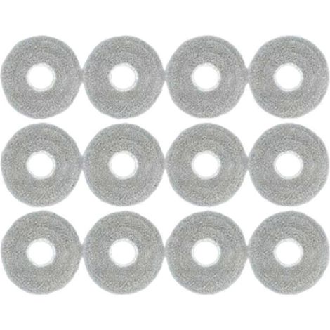 12 Reinigungstücher für Cecotec Conga X70 Staubsaugerzubehör, Ersatz-Wischmopppads (1/5)