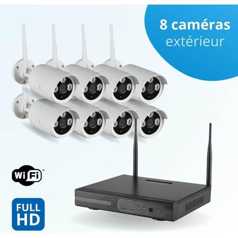 Kit vidéo-surveillance WIFI 8 caméras Full-HD+ (3Mp) 2304x1296 - extérieur (1/3)