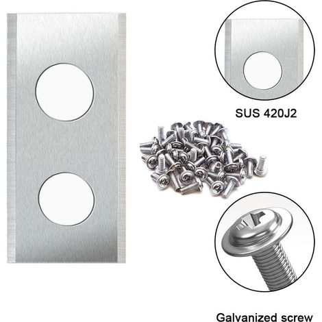 TONCHEAN Lame de tondeuse,Lames de Rechange pour Robot Tondeuse à Gazon - 30 pièces de Rechange Compatible avec Worx Landroid, LandXcape Modèles avec vis de qualité Premium pour Un fauchage précis,Bet (1/5)