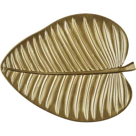 Vassoio decorativo in legno con foglia d'oro ORO (1/5)