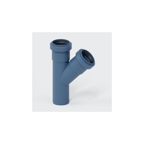POLOPLAST Abzweig POLO-KAL NG DN40/40, 45 Grad (1/3)