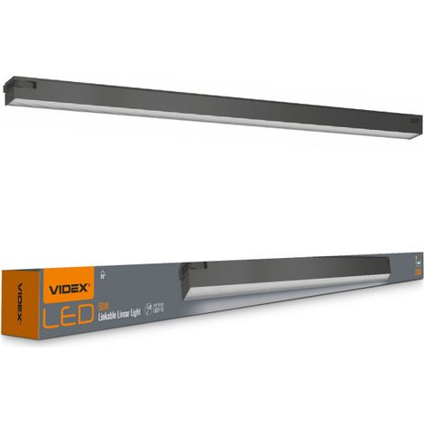LED-Deckenleuchtensystem modular 120 cm Linear 50W 5000lm 5000K Videx
