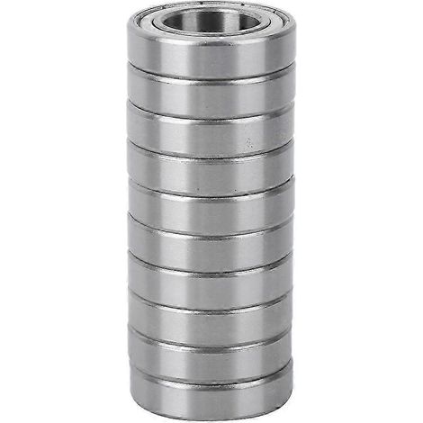 Konvolut von 10 Rillenkugellagern 6903Z, Drehmaschinenteile, mechanisches Zubehör aus Stahl, Flachlager für Werkzeugmaschinen (1/5)