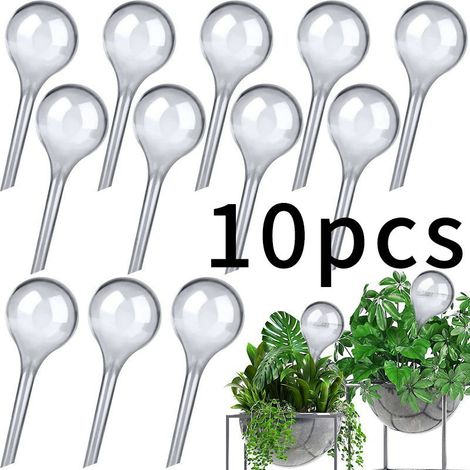10 Pièce Globes d'Arrosage, Automatique Bulbes d'Arrosage Goutte à Goutte Bulbes pour d'Arrosage Automatiqulantes Arroser des Globes (1/4)
