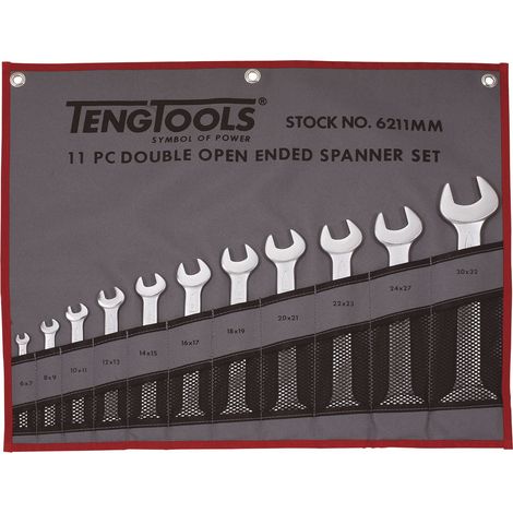 Jeu clés à fourches 6-32mm 11pcs Teng Tools 6211MM