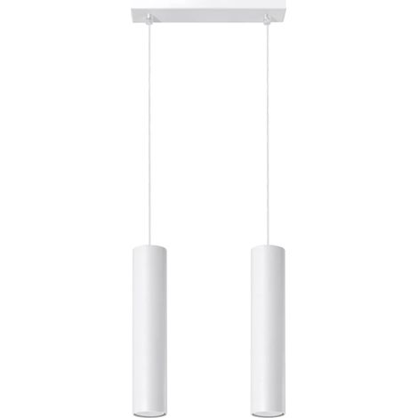 Lámpara colgante Vaza blanco, 2 luces (1/4)