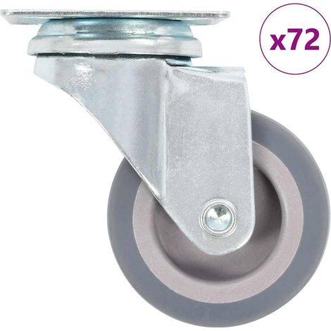 vidaXL 72 pcs Swivel Casters 50 mm (1/5)