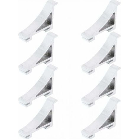 8 PCS Frigo Tarifs de Tablette Support de Clip de Tablette pour Réfrigérateur Congélateur de Refroidisseur (1/5)