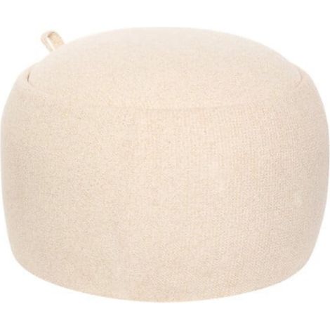 Pouf con contenitore beige 40x60x60cm