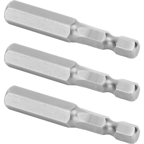10 Pièces Douilles Hexagonales 8mm 50mm en Acier S2 Magnétiques pour Tournevis Électrique
