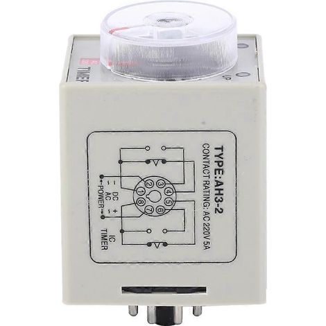 AH3-2 Zeitrelais-Mini-Verzögerungsregler-Timer AC 220V für automatische Steuerungssysteme