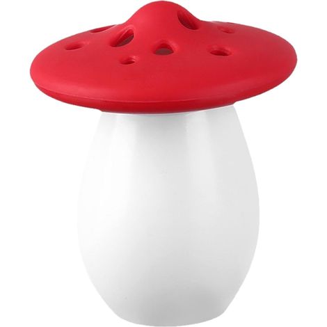 Contenant déodorant réfrigérateur en forme de champignon, distributeur de bicarbonate de soude pour frigo, neutraliseur d'odeurs, lot de 1, blanc (1/5)