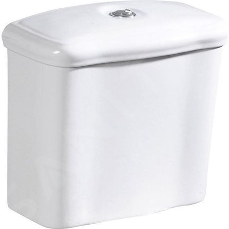 Sapho Kerasan Retro - Réservoir de chasse d´eau à poser, blanc 108101 (1/5)