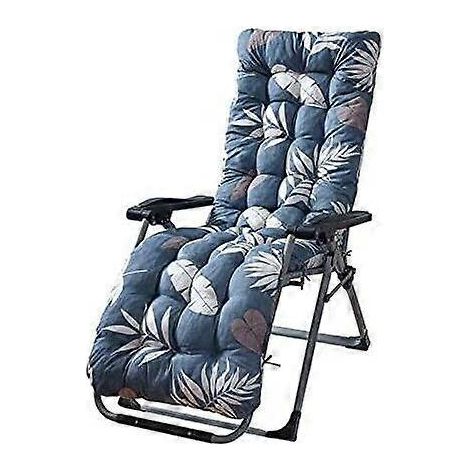 Coussin épais pour transat, doux et confortable, imprimé pour terrasse et jardin. (1/4)