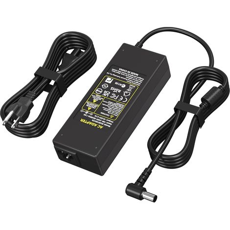 Chargeur adaptateur 19,5 V pour téléviseur LCD Sony Bravia KDL-48R510C KDL-40R510C KDL-48W650D KDL40W600B KDL32W600D KDL-40W650D KDL-48W600B, KDL-48R KDL-55W KDL-32W KDL32R KDL-40W KDL-40R KDL-42W KDL