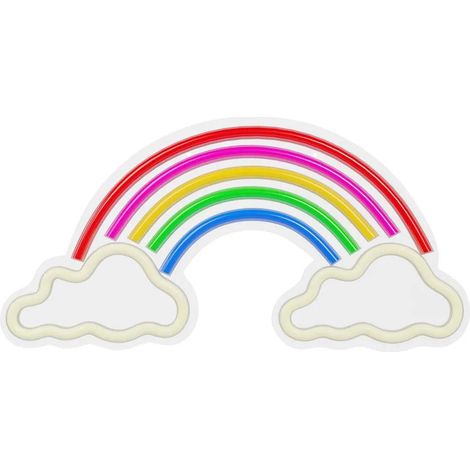 Forever neon plexi led rainbow on nuvole multicolore fpne32 (1/3)