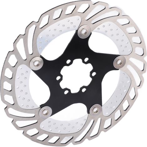Disque de frein noir usiné CNC gravé anodisé pour vélo de montagne accessoire bicyclette (1/5)