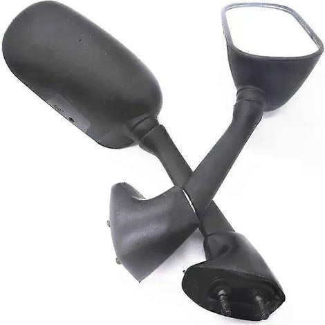 Motorrad-, Roller- und E-Bike-Rückspiegel, schwarz, Seitenspiegel für Yamaha YZF-R6 2003–2005, R6S 2006–2009, JXLGV (1/5)